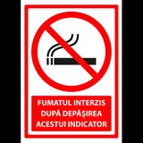 Indicator pentru fumatul interzis dupa depasirea acestui indicator